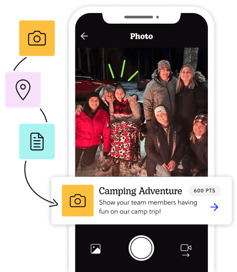 Dive into creative Missions and earn points through playful participation
