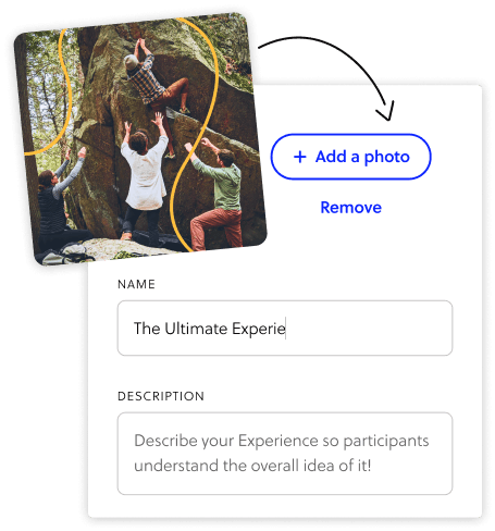 Simplify setup using templates that help build interactive Experiences fast