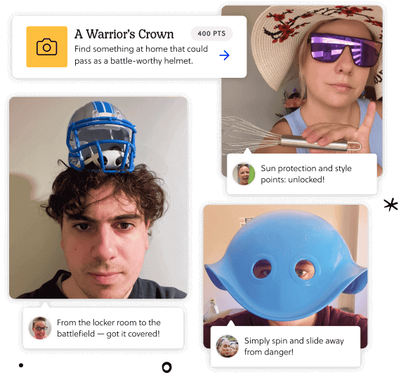 Strengthen community engagement using gamified narrative templates