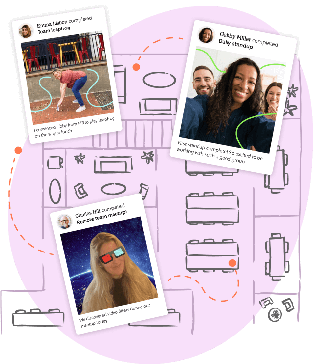 Strengthen company culture through gamified onboarding and engagement tracking